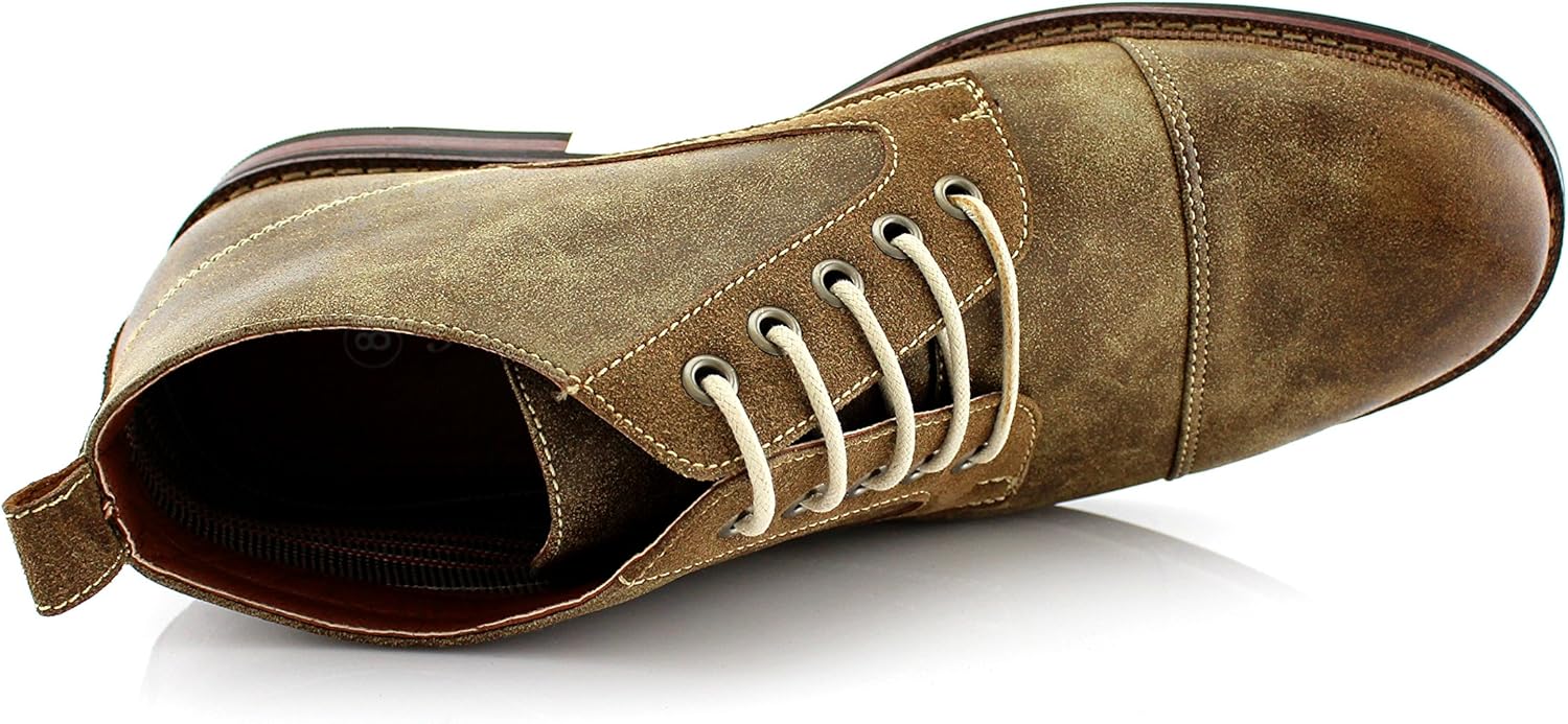 Ferro Aldo Men's Casual Dress Boot Collection | Wingtip Brogue & Chukka Ankle Boots