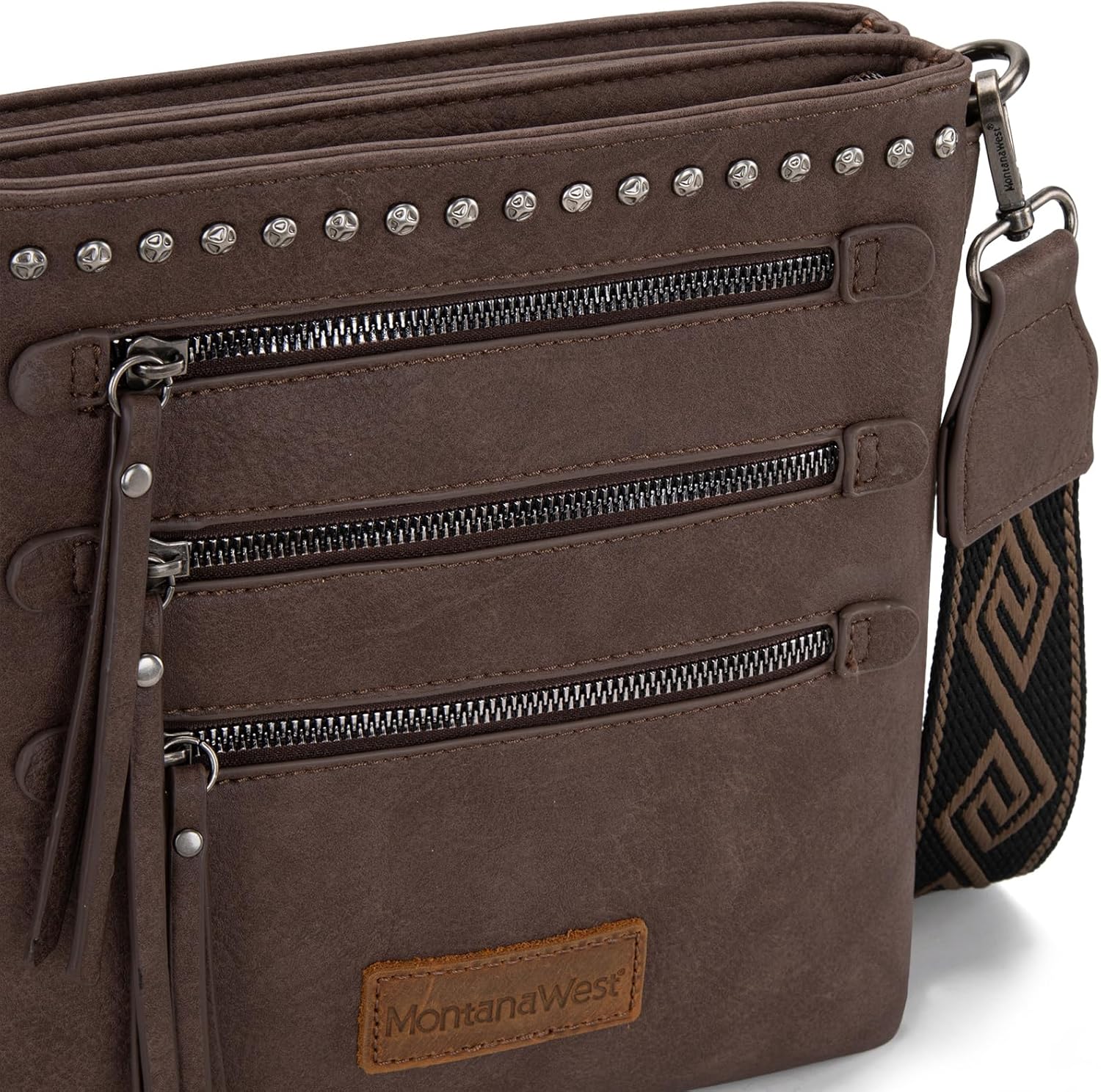 Montana West Crossbody Bags for Women Multi Pocket Cross Body Bag Purses with Guitar Strap - Image 4