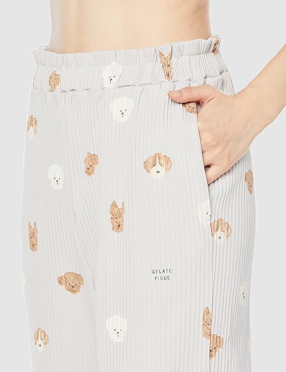 全国無料定番 gelato pique - メレンゲドッグ柄プルオーバー＆ロング