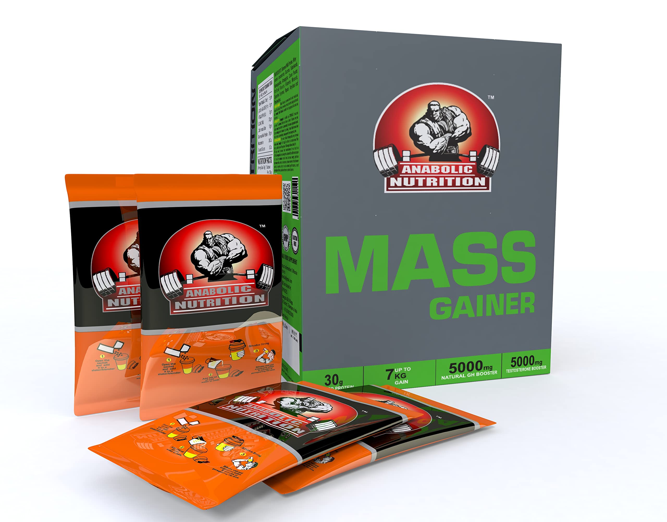 ANABOLIC NUTRITION MASS GAINER, CHOCOLATE FLAVOUR PACK OF 1,20 SERVINGS (B08QJPZPLN) Amazon Price History, Amazon Price Tracker