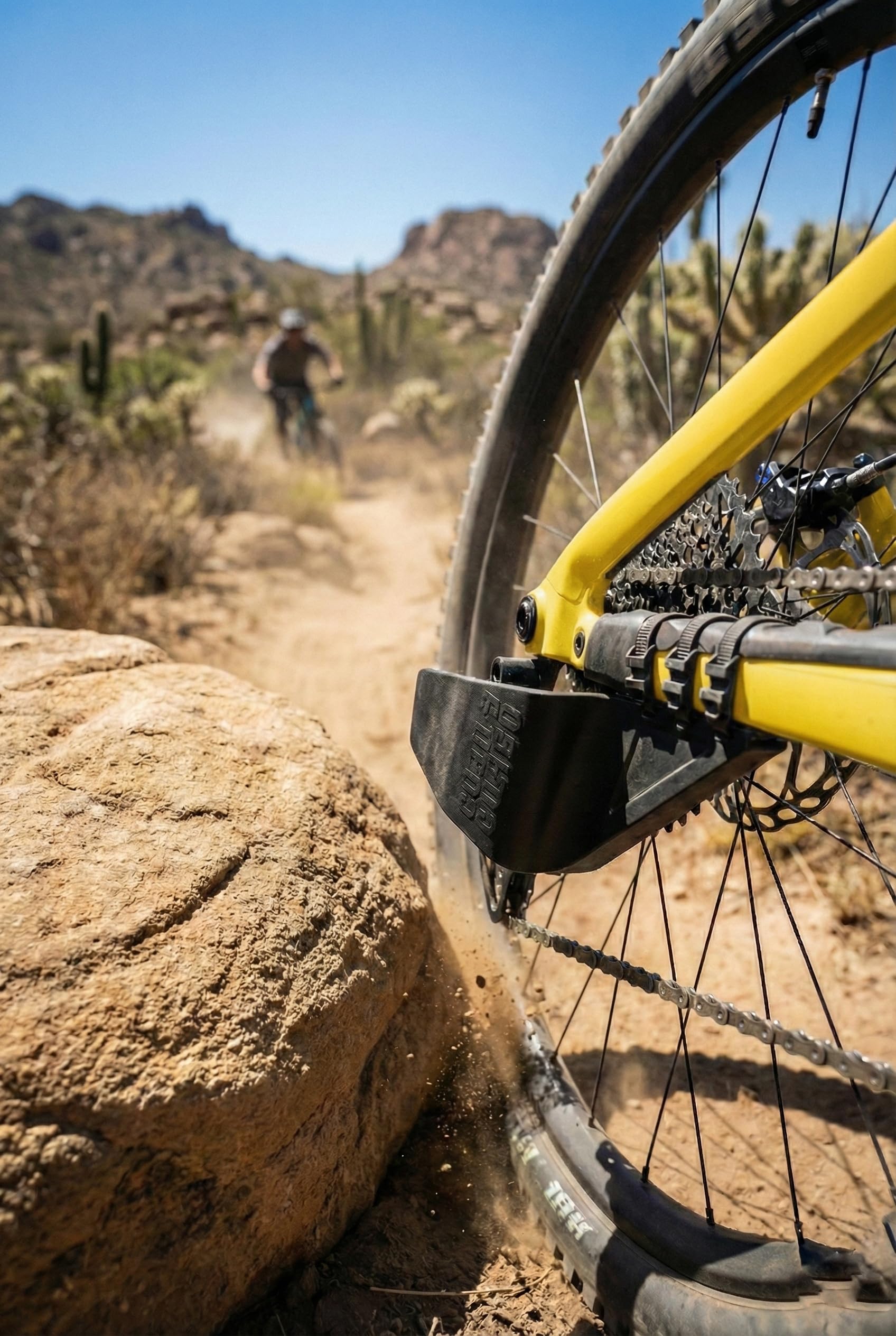 Protezione per il cambio MTB | Alta resistenza per terreni estremi | Protezione deragliatore compatibile con mountain bike