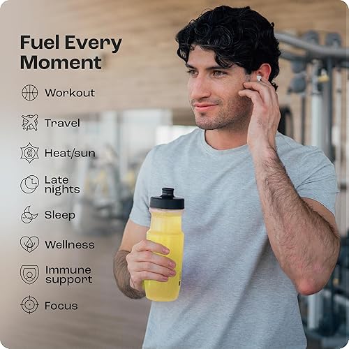 Miniatura 7 de KEY NUTRIENTS Paquetes de hidratación  2 deliciosos sabores en electrolitos en polvo paquetes sin azúcar, paquete de 4  Sin calorías, electrolitos