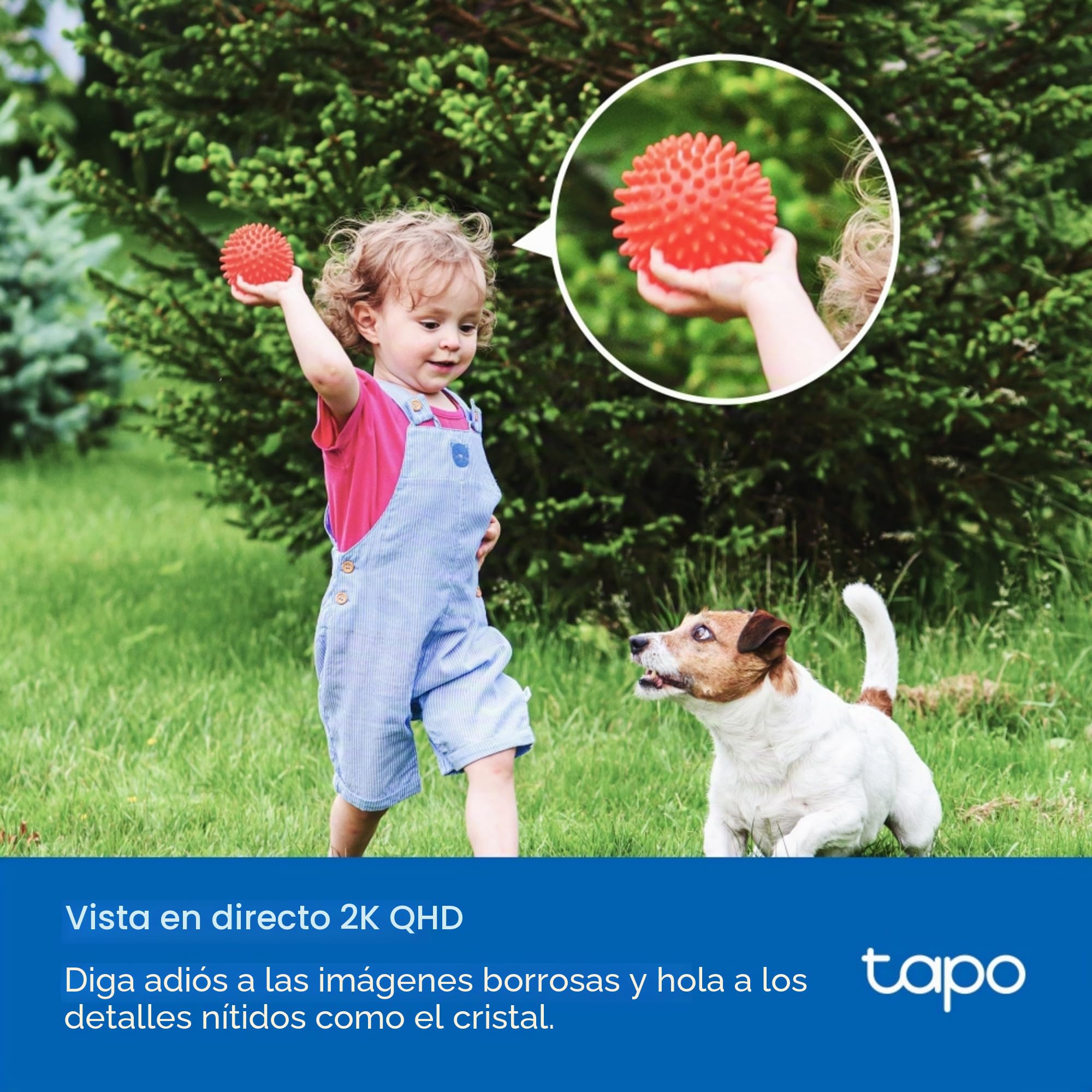 Tapo C425 Kit 2K 4MP QHD Batería Solar Cámara de Seguridad Exterior Inalámbrica, 150° Súper Amplio FOV, Visión Nocturna a Color, Sin Cuota Mensual, Detección IA, Conversación Bidireccional, IP66