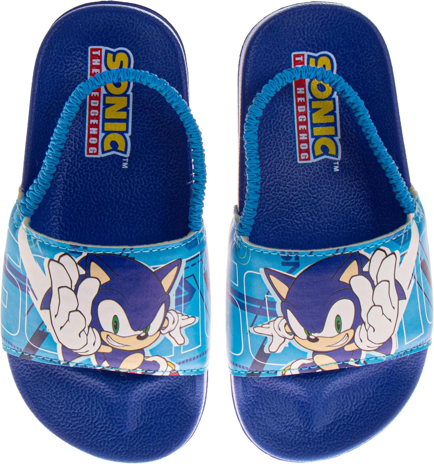 Josmo Boys Character Slides Sandals Cars Lightning McQueen Mickey Mouse Minions Sonic the Hedgehog Spider-Man & Monster Jam Slip-On Open Toe Summer Beach Pool Shoes Sizes 5-10 Toddler 11-13 Little Kid