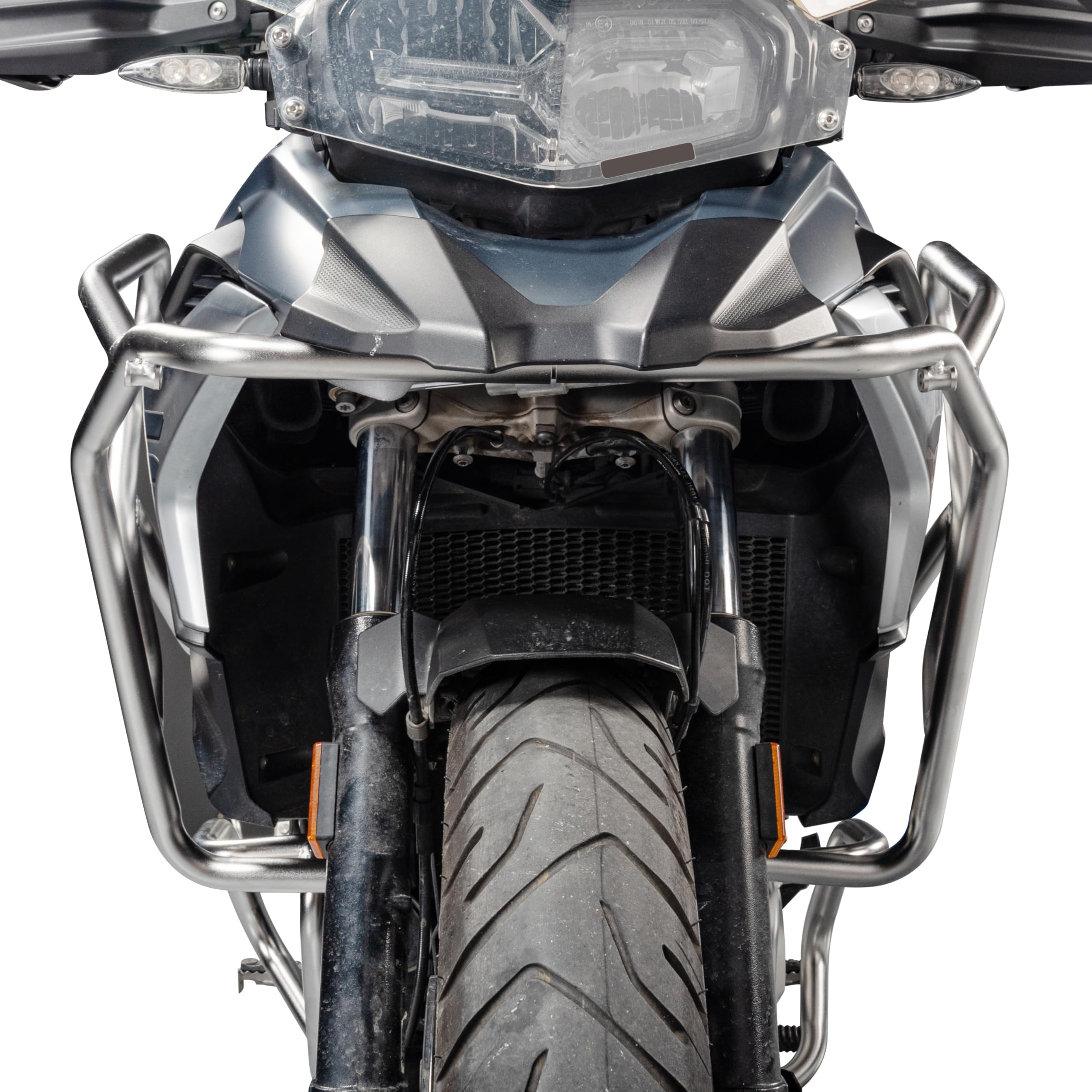 Motorrad Sturzbügel Motorschutz für F750GS F850GS 2018-2023 F800GS 2024 2025 F 750 800 850 GS Sturzschutz Stoßfänger Seitenrahmen Fallschutz (Schwarz – Oben)