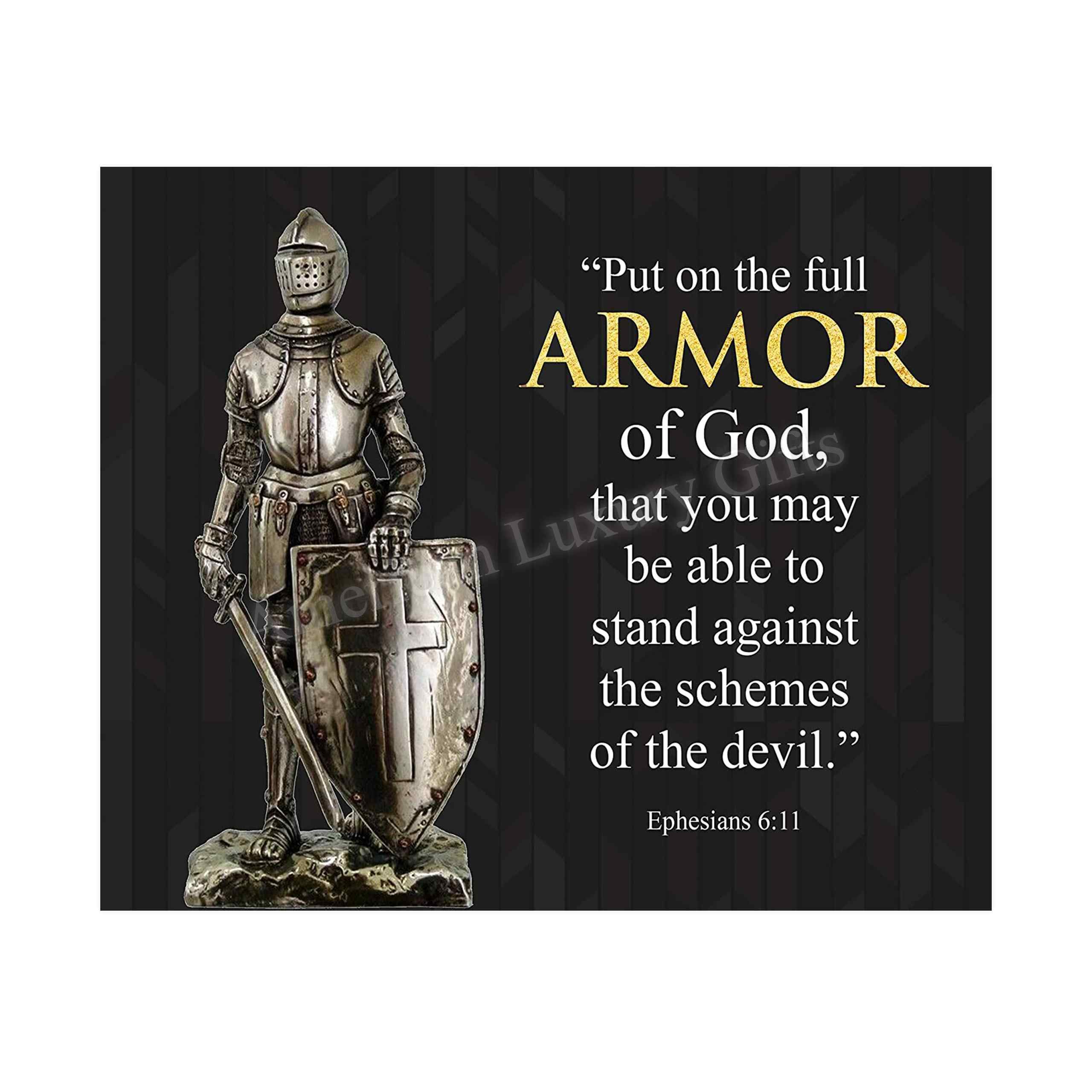 "Put On the Full Armor of God"Ephesians 611Bible Verse Wall Art 10