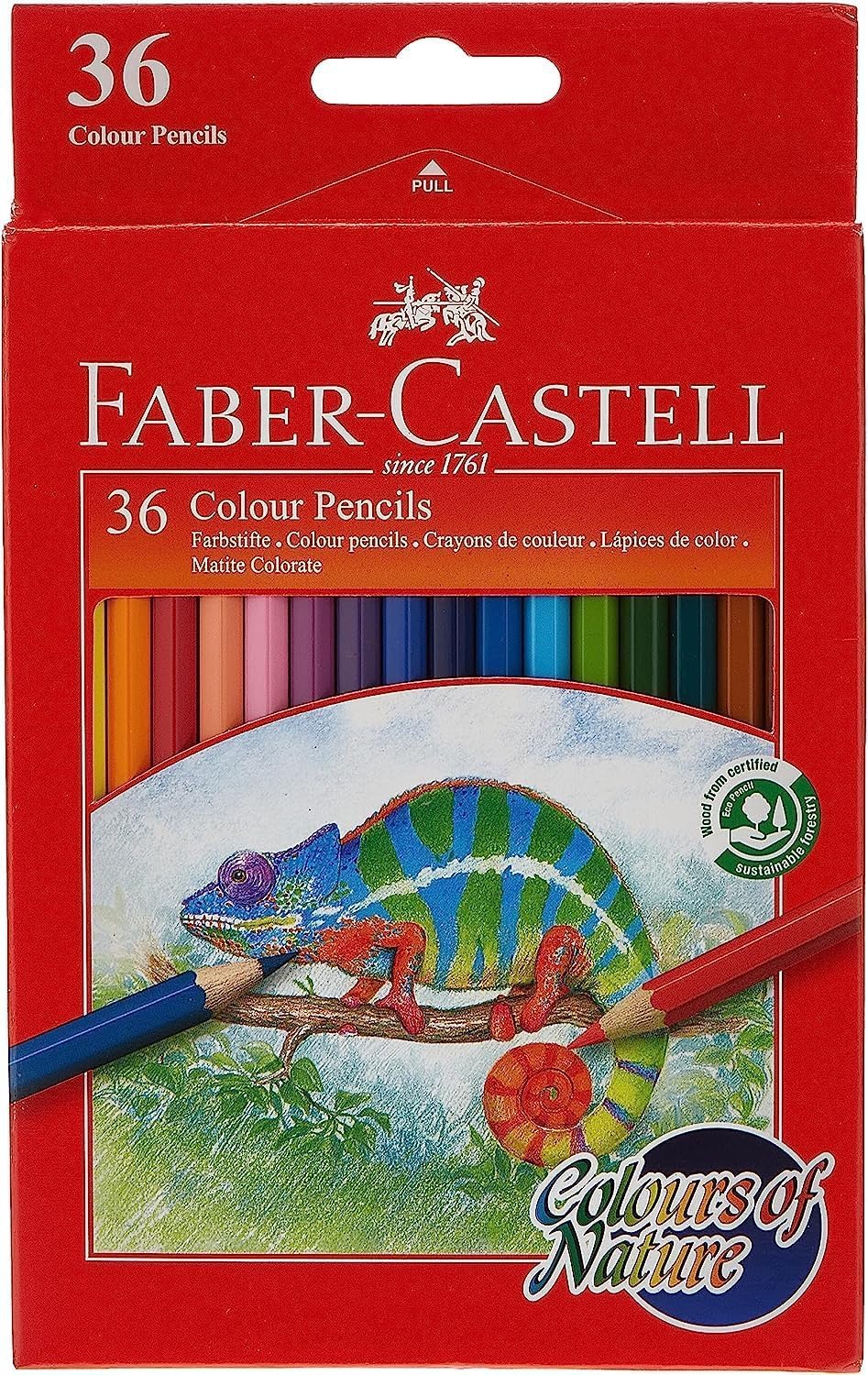 Faber-Castell 36-Colour Eco-Pencils