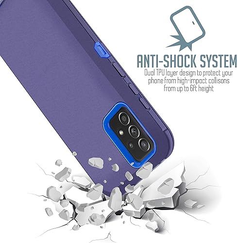 Miniatura 7 de jackpot wireless Funda compatible con Galaxy A23 5G, con clip para cinturón, resistente, a prueba de golpes, protección de cuerpo completo, funda