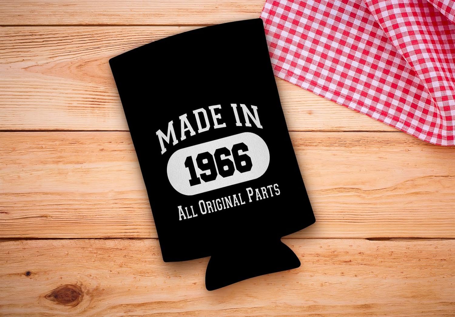 60th Birthday Party Adult Favors Made In 1966 Original Parts 12-Pack Ultra Slim Can Thermocoolers
