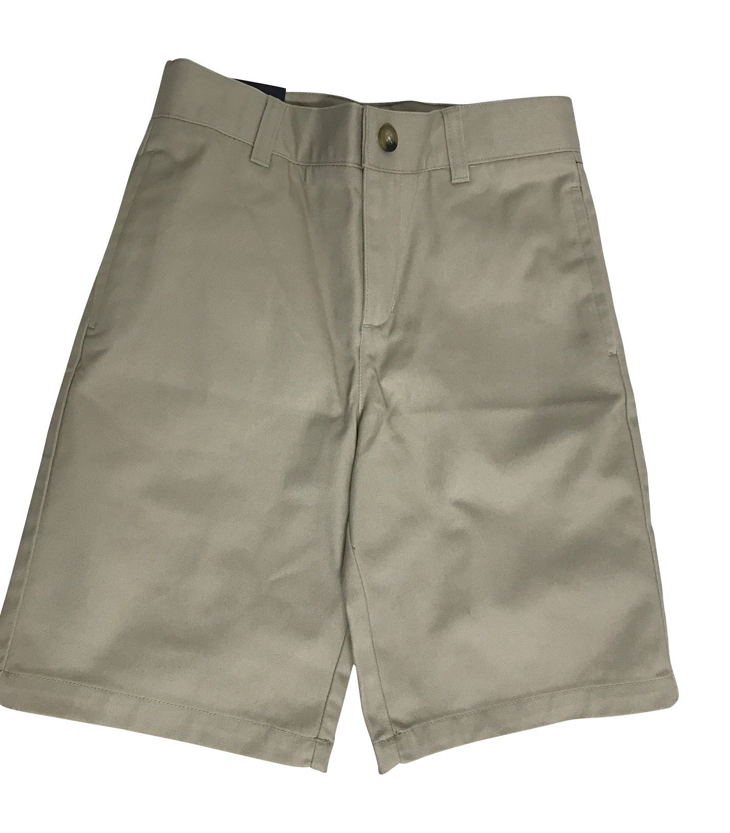Pantalón corto caqui de uniforme escolar para niño, talla 7 2