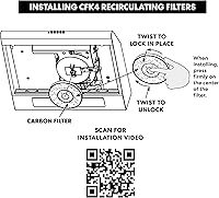 Vista 3 de Cosmo Filtro de campana extractora original (filtro 5MU30 / 5MU36 - CFK4)