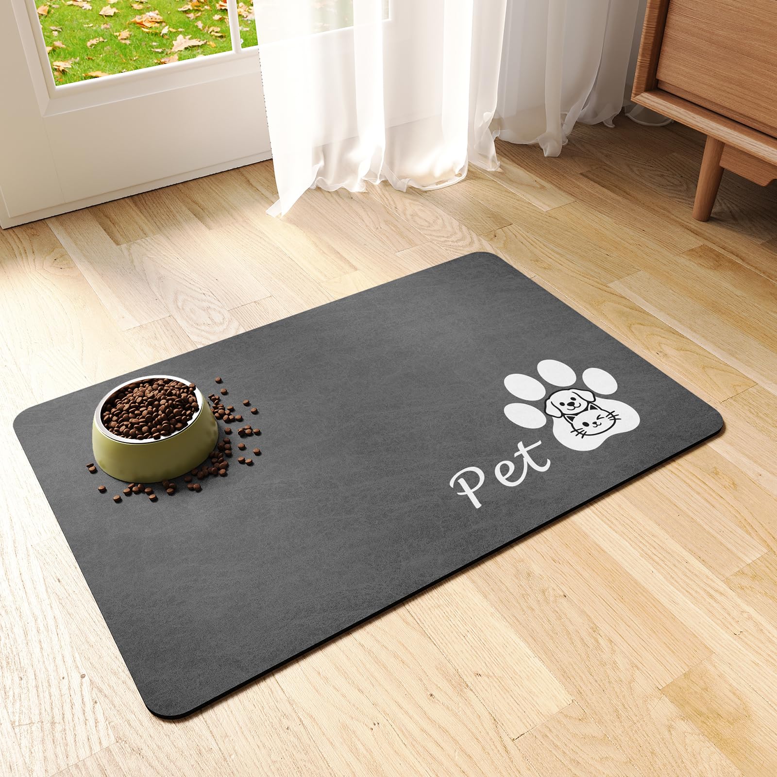 RUERYA Dog Food Mat