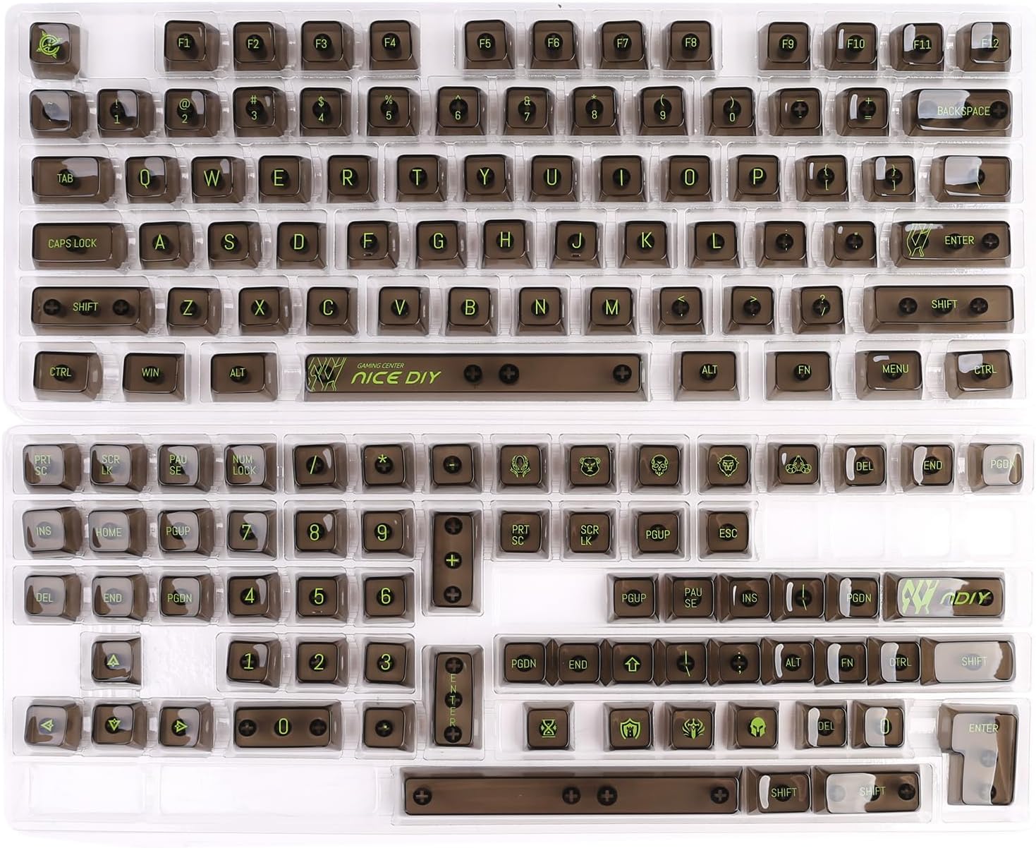 141Key Keycaps for 61 68 75 84 98 Keyboard Keycap Set with Sublimation Printing Comfort Touch MDA Profile Keycaps