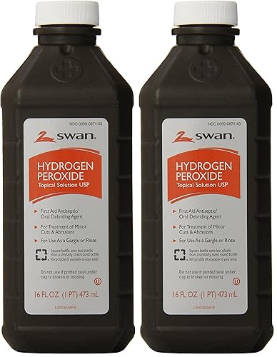 Miniatura 5 de Swan Solución tópica antiséptica de peróxido de hidrógeno, 16 onzas líquidas