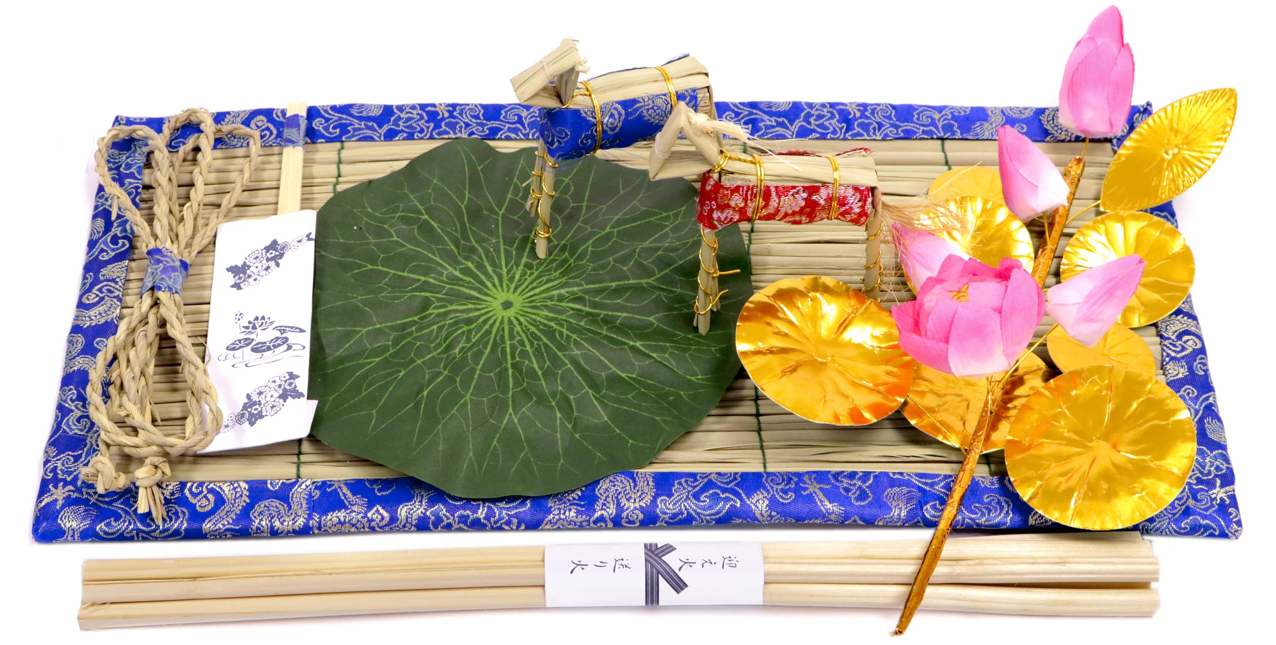 Amazon｜山一商店 お盆飾り お盆用品 お盆セット 盆花入 約45×25cm B