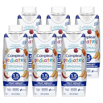 Compleat Original 1.5 Pediatric Tube Feeding Formula Fruit Medley Flavor 250 mL Carton 24 Ct