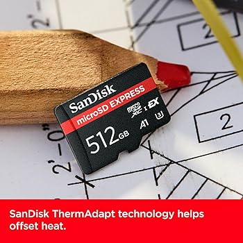 Amazon | SanDisk 512GB microSD Express microSDカード - 最大