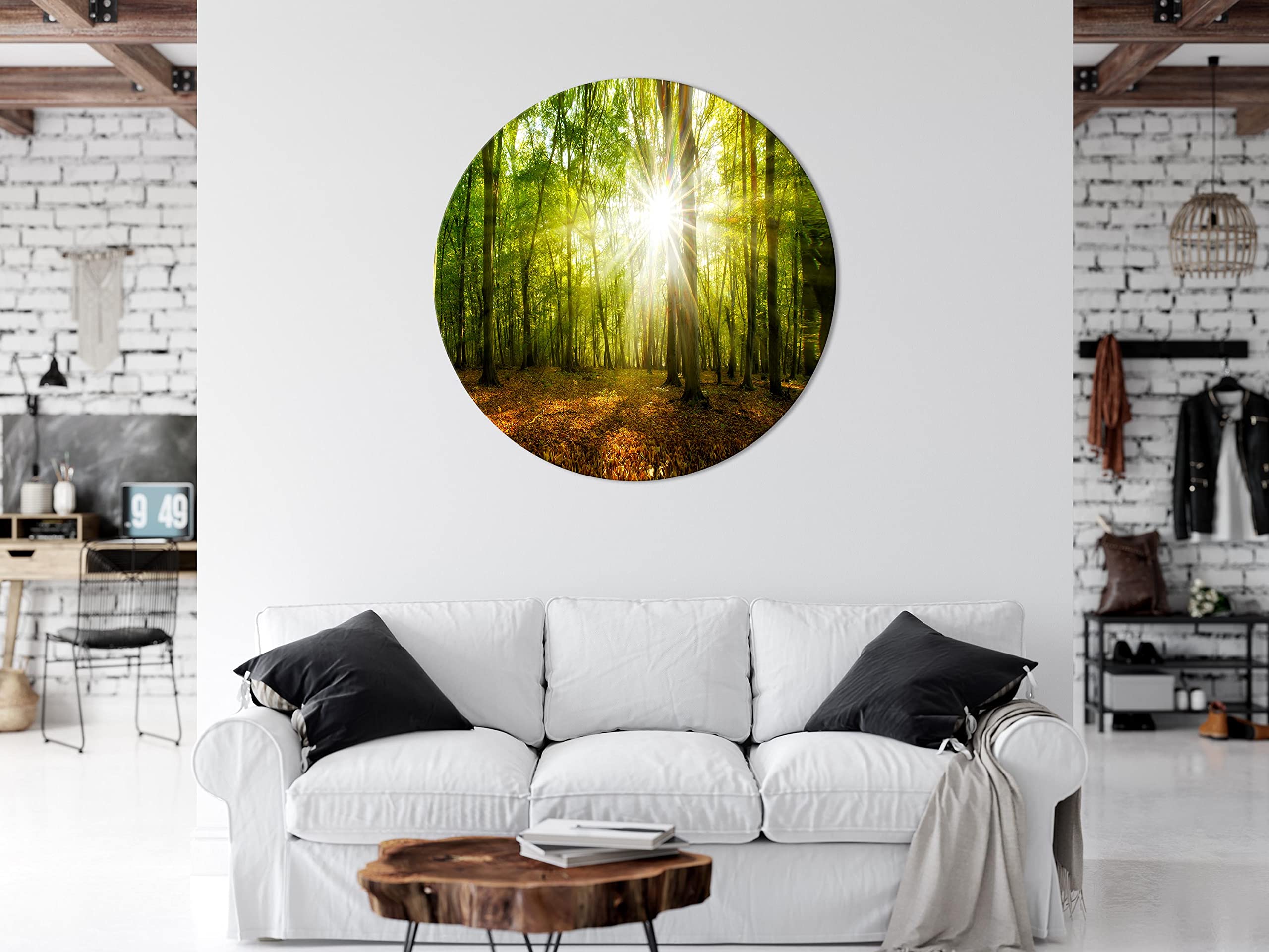 murando - Leinwandbild Landschaft Natur, 80x80 cm, 1-teilig, Schlafzimmer | Hochwertige Leinwand, sofort aufhängbar, ideal fürs Wohn- oder Schlafzimmer, wasserfest und lichtecht, langlebig, stilvoll