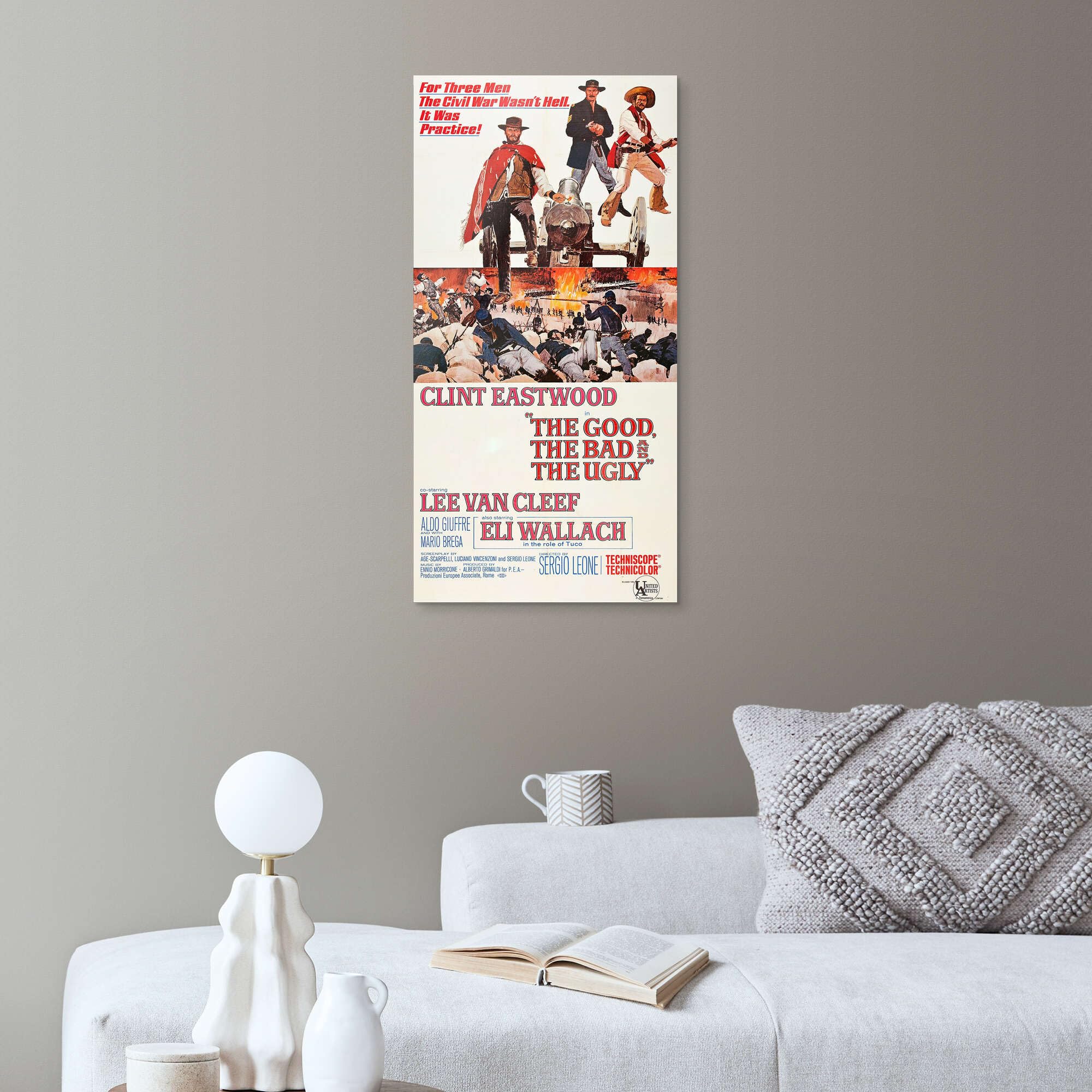 Posterlounge Zwei glorreiche Halunken (englisch) Acrylglasbild | 50 x 100 cm Wandbilder Wanddeko