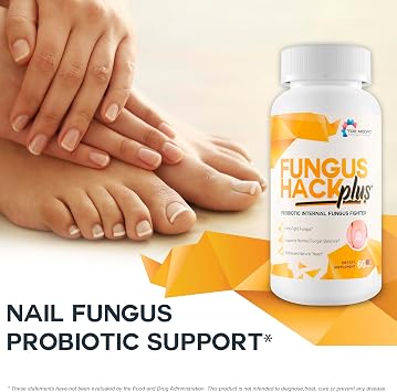 Fungus Hack Plus Probiotic Internal Fungus Fighter - Antifungal Probiotic - Nail Fungus Treatment - This Toe Fungus Treatment is Designed to Balance Probiotics to Help Fight Off Fungus
