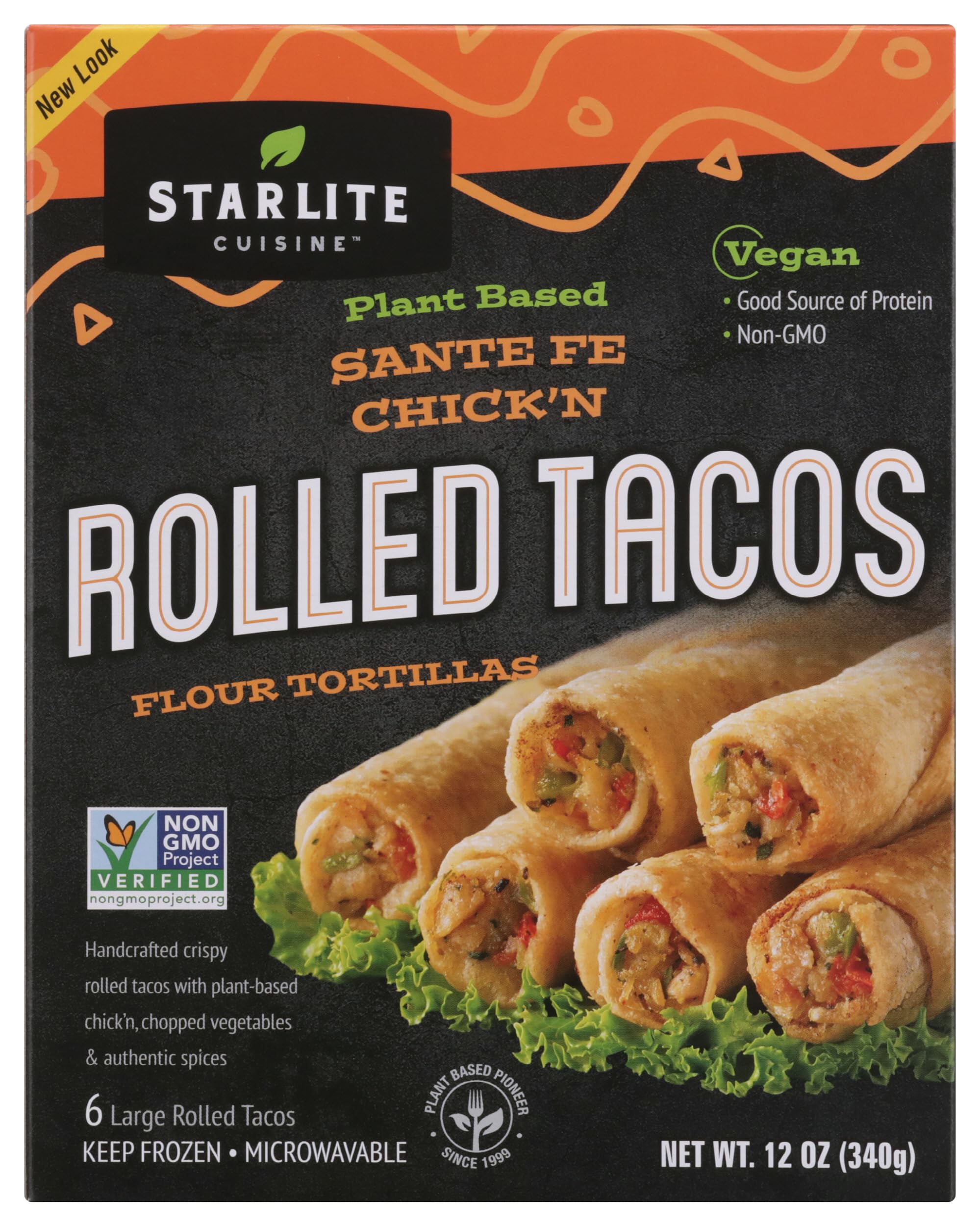 STARLITE CUISINE TACOS SANTA FE CHICKN 12 OZ