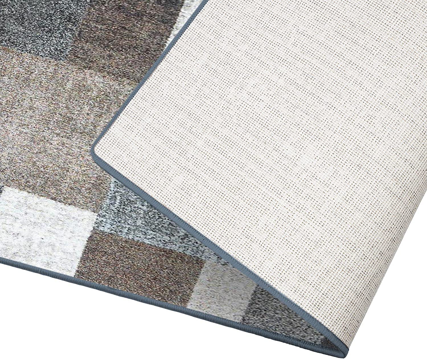 Floordirekt Teppich-Läufer Lucano 80 x 500 cm, Beige - Moderner Wohnteppich für Flur, Küche, Schlafzimmer - Meterware - rutschfest, robust & pflegeleicht