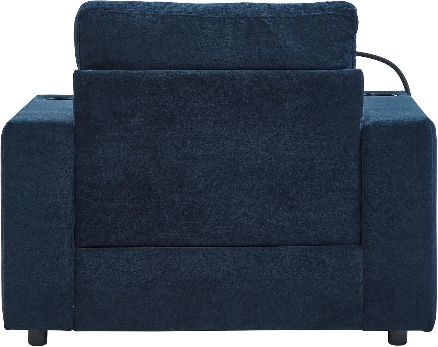 Eafurn Oversized Accent Chair with Storage Ottoman, Comfy Chenille Armchair Large Upholstered Chaise Lounge Chair with Footrest,Cupholders,USB Ports and Pillows for Living Room,Bedroom,Apartment