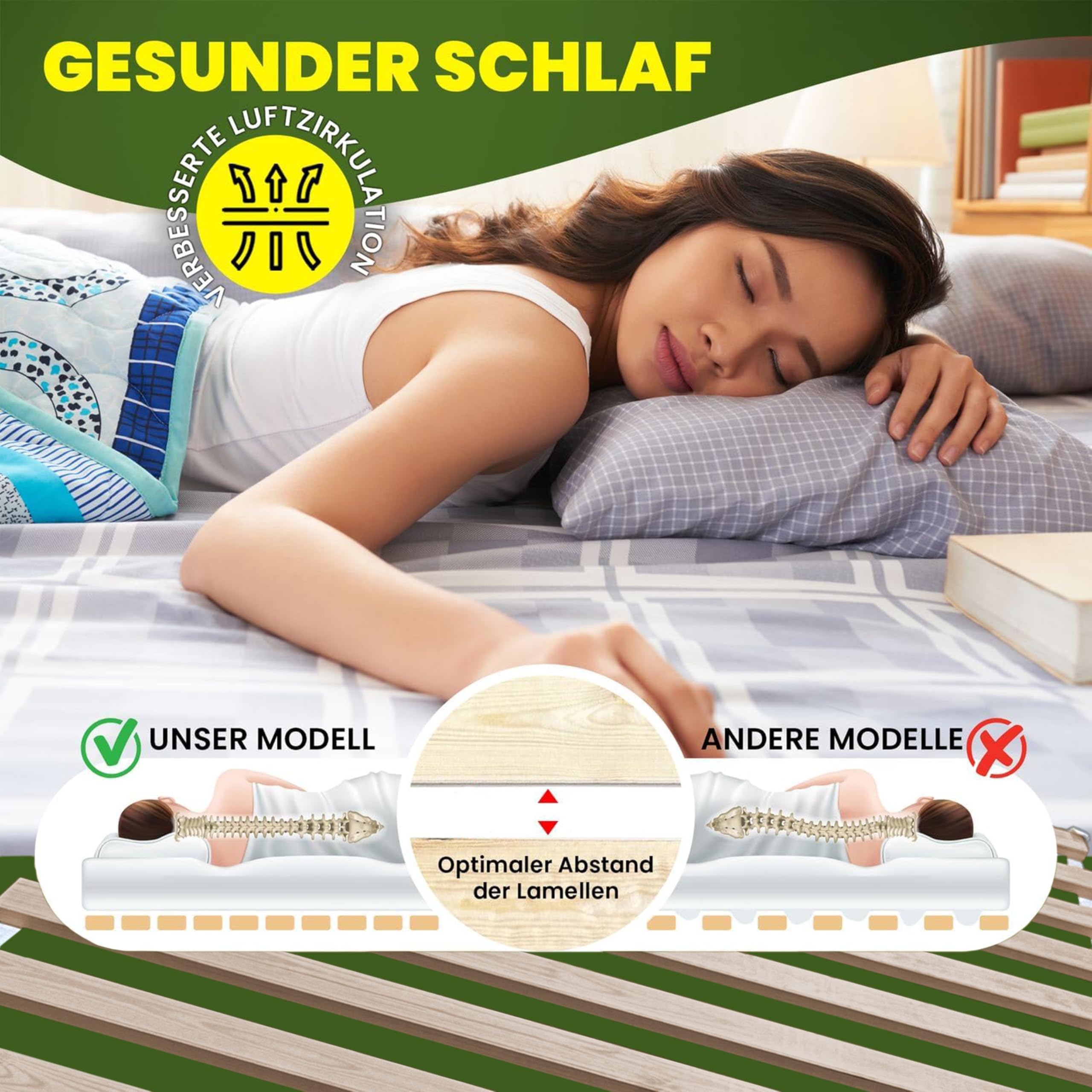 Coemo Rollrost VENO, 80x200 cm, 13 Leisten, belastbar bis 150 kg