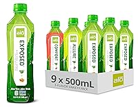 Vista 29 de ALO Aloe Vera Juice Drink ALLURE - Mangosteen + Mango 16.9 fl oz, Pack of 12 Plant-Based Drink with Real Aloe Pulp