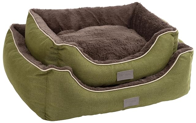 Foto 6 de 6 de Kerbl Pet 81317 Samuel - Cama (50 x 40 x 15 cm), Color Verde y Gris