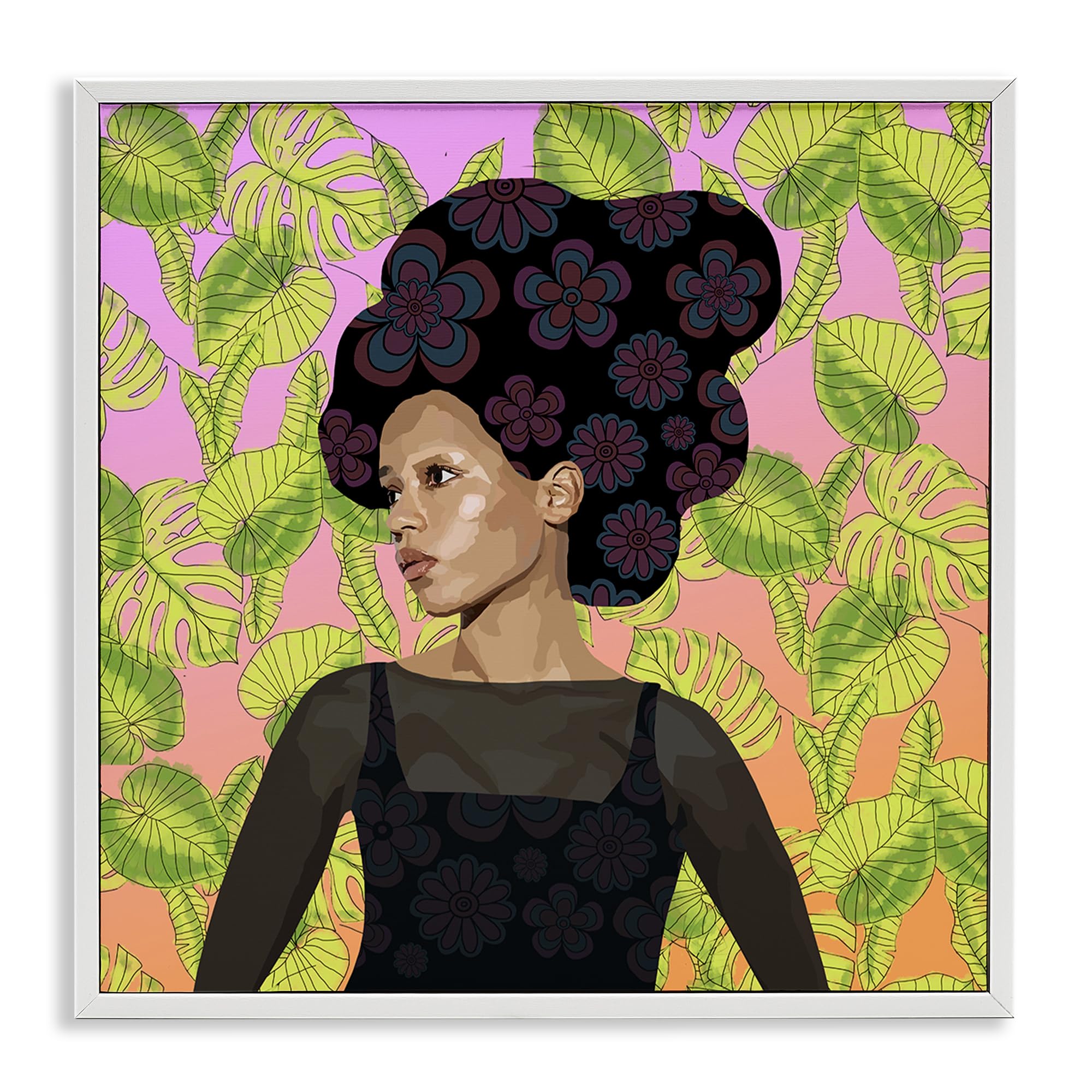 Stupell Industries Coastal White (Textured) 'Whispers Of Bloom'| Framed Giclee Art
