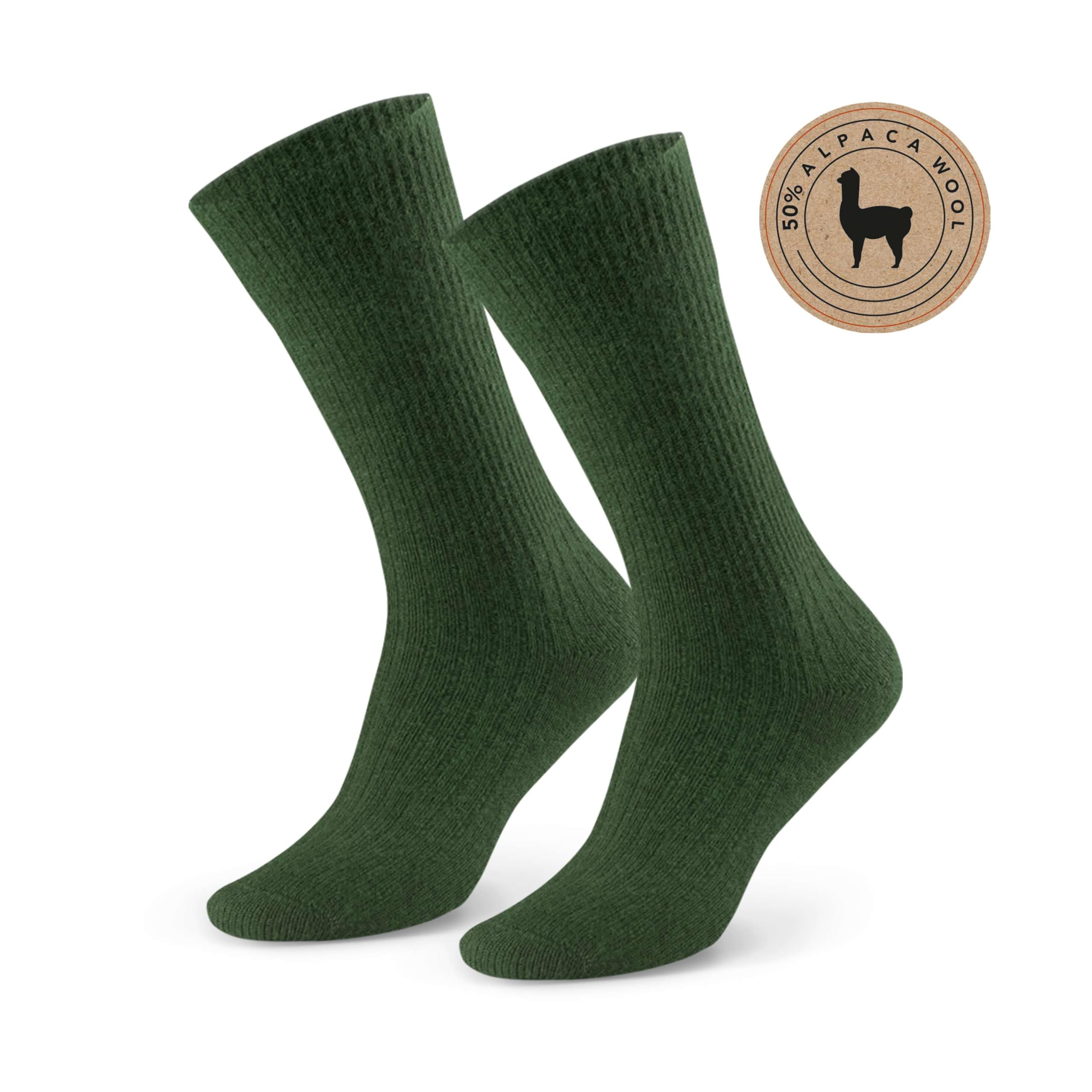 STEVEN Socks 50% Alpaca Wool for Men and Women - Hypoallergenic Thermal Insulating Seamless, with Soft Waistband, Comfortable and Comfortable to the Touch