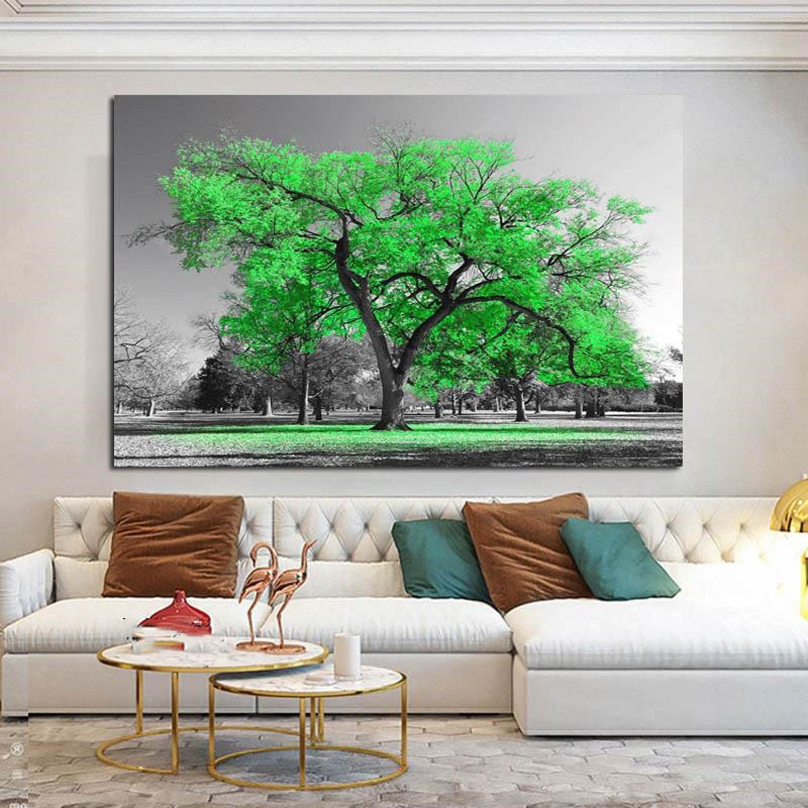 一点物 油絵 緑 女性 黒 キャンバス