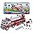 PAW Patrol Ultimate Rescue Fire Truck with 2 Ft. Ladder, Lights, Sounds, a Mini Toy Car, Chase, Marshall & Skye Figures, Toys for Boys & Girls Ages 3+