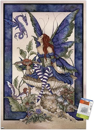 Miniatura 7 de Trends International Amy Brown - Póster de pared de la parte inferior del jardín, 14.72 x 22.37 pulgadas, paquete de póster premium y alfiler