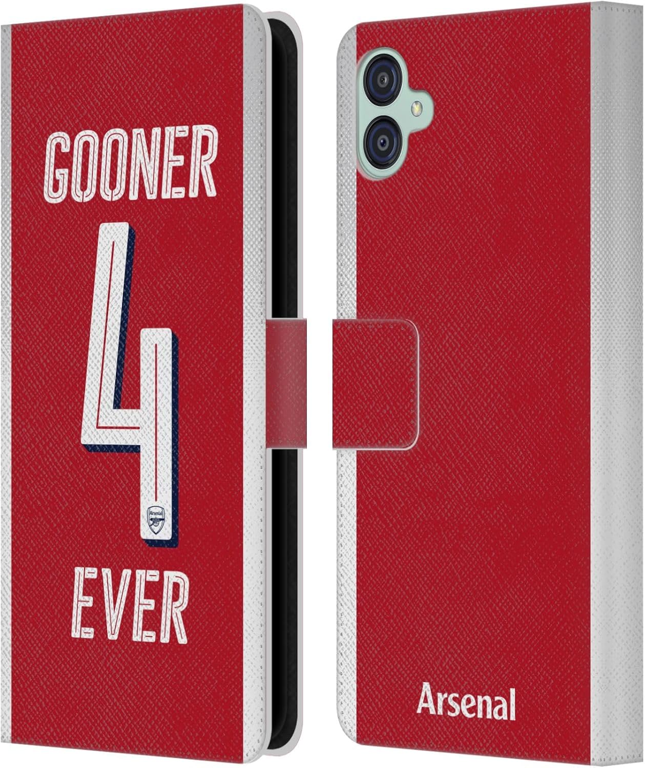 Head Case Designs Officially Licensed Arsenal FC Forever Gunners Leather Wallet Case Compatible with Samsung Galaxy M04 5G / A04e