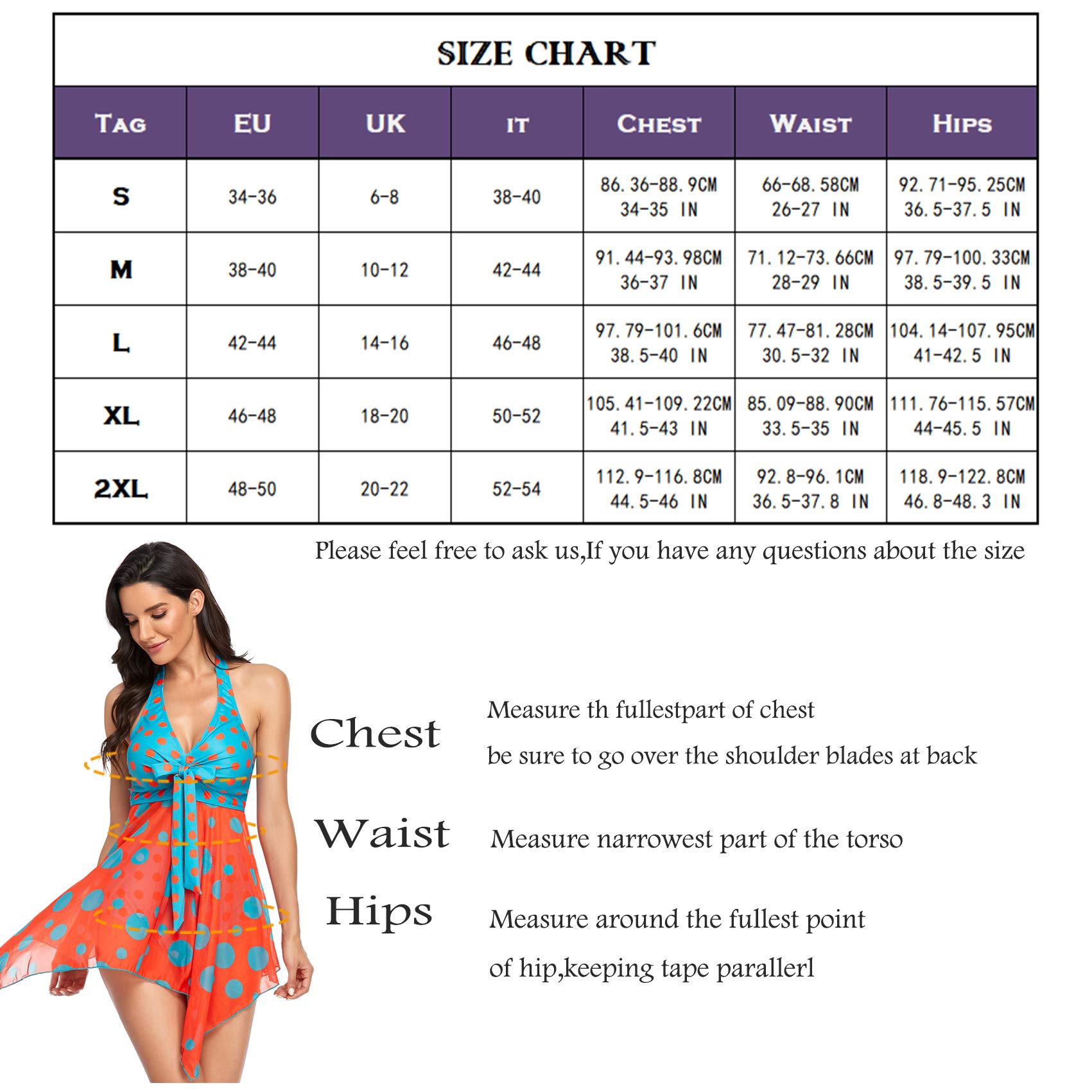 Donne Costume da Bagno Tankini Gonna Bikini Set Beachwear Push Up Halter Swimsuit da Mare Spiaggia Piscina