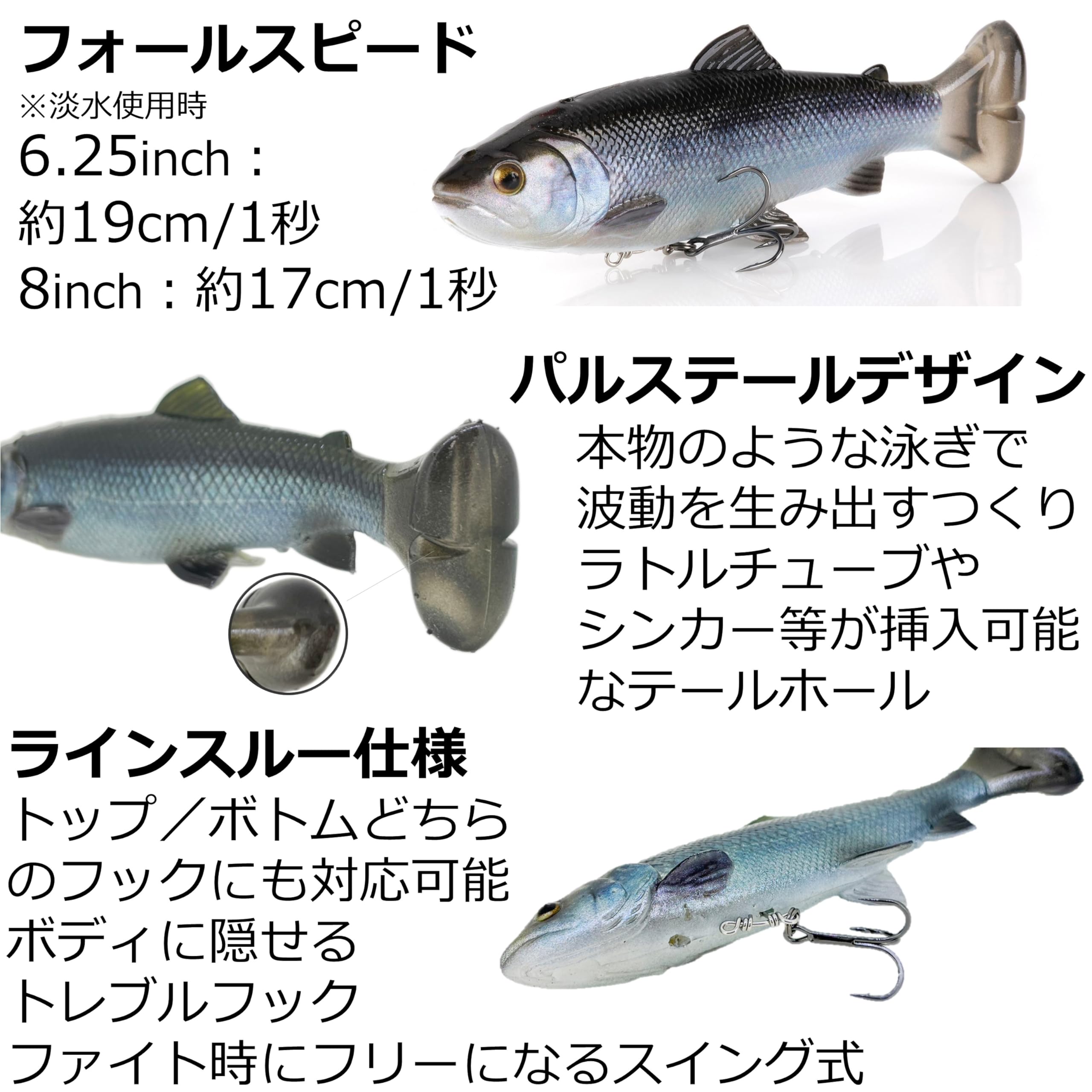 Amazon.co.jp: Savage Gear (サベージギア) 4Dラインスルーパルス