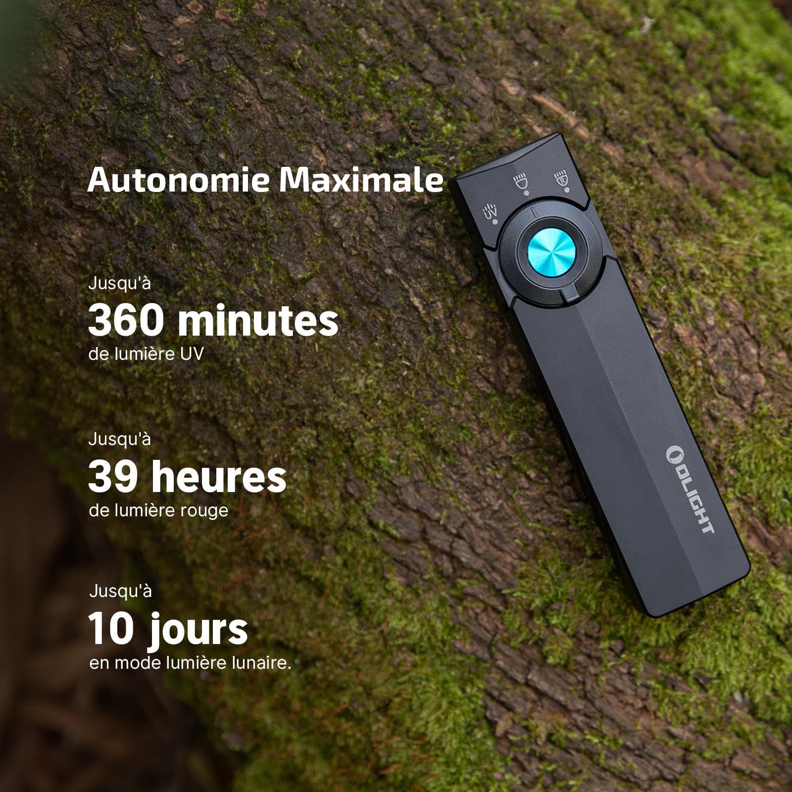 OLIGHT ArkPro Lite Petite Lampe torche, à lumière rouge pour signal SOS