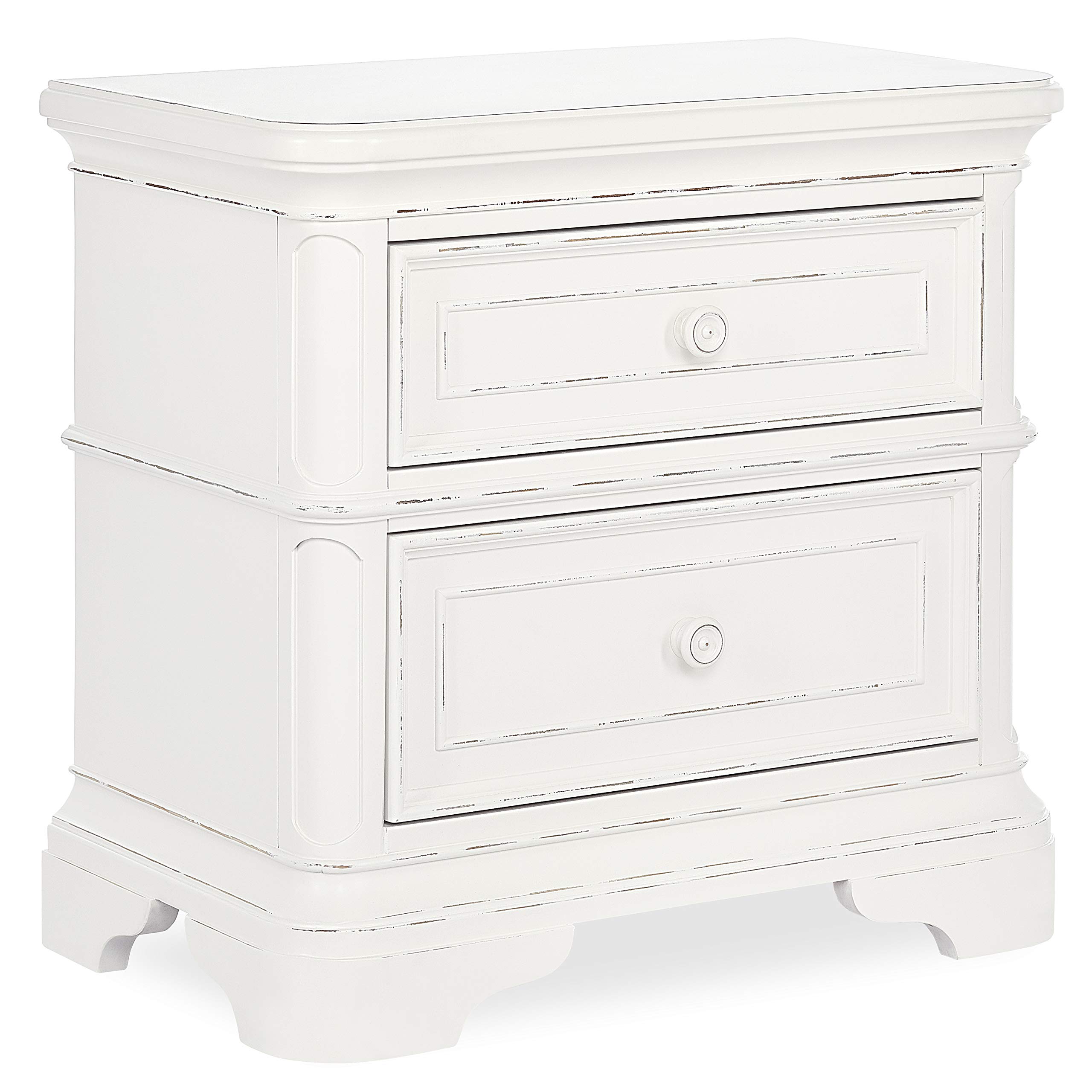 Amazon.com : Evolur Signature Westbury Night Stand in Aged White