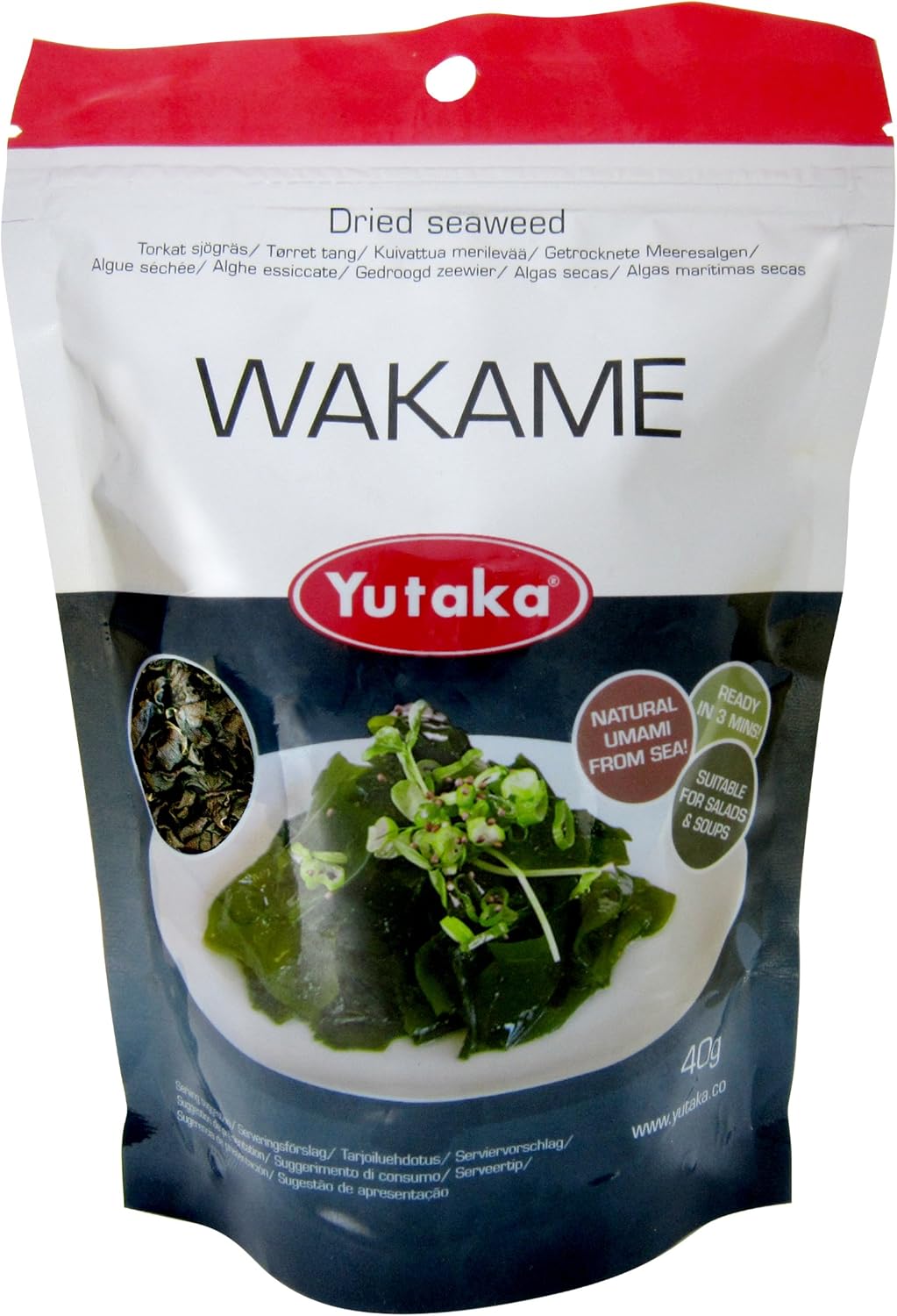 Yutaka Wakame Dried Seaweed 12 g (Pack of 3) Amazon.co.uk Grocery