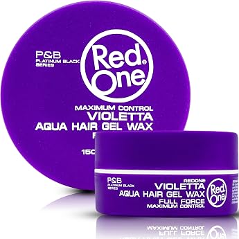 RedOne Aquatic Hair Wax Purple 150 ml | Edge Control | Ultra Hold | Hair Wax for Men and Women | Lavender Fragrance | Maximum