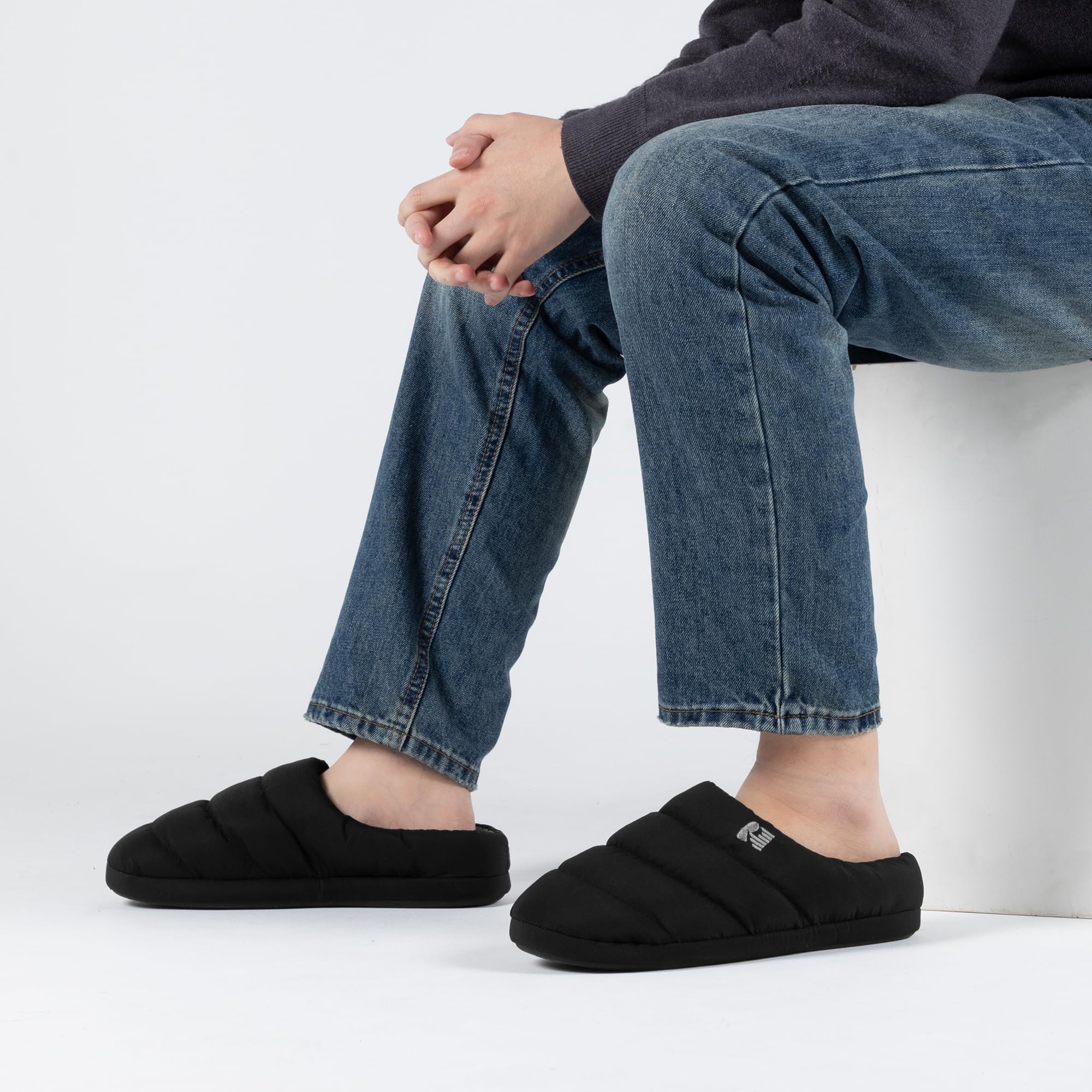 RockDove Pantofole da Campeggio in Memory Foam per Uomo