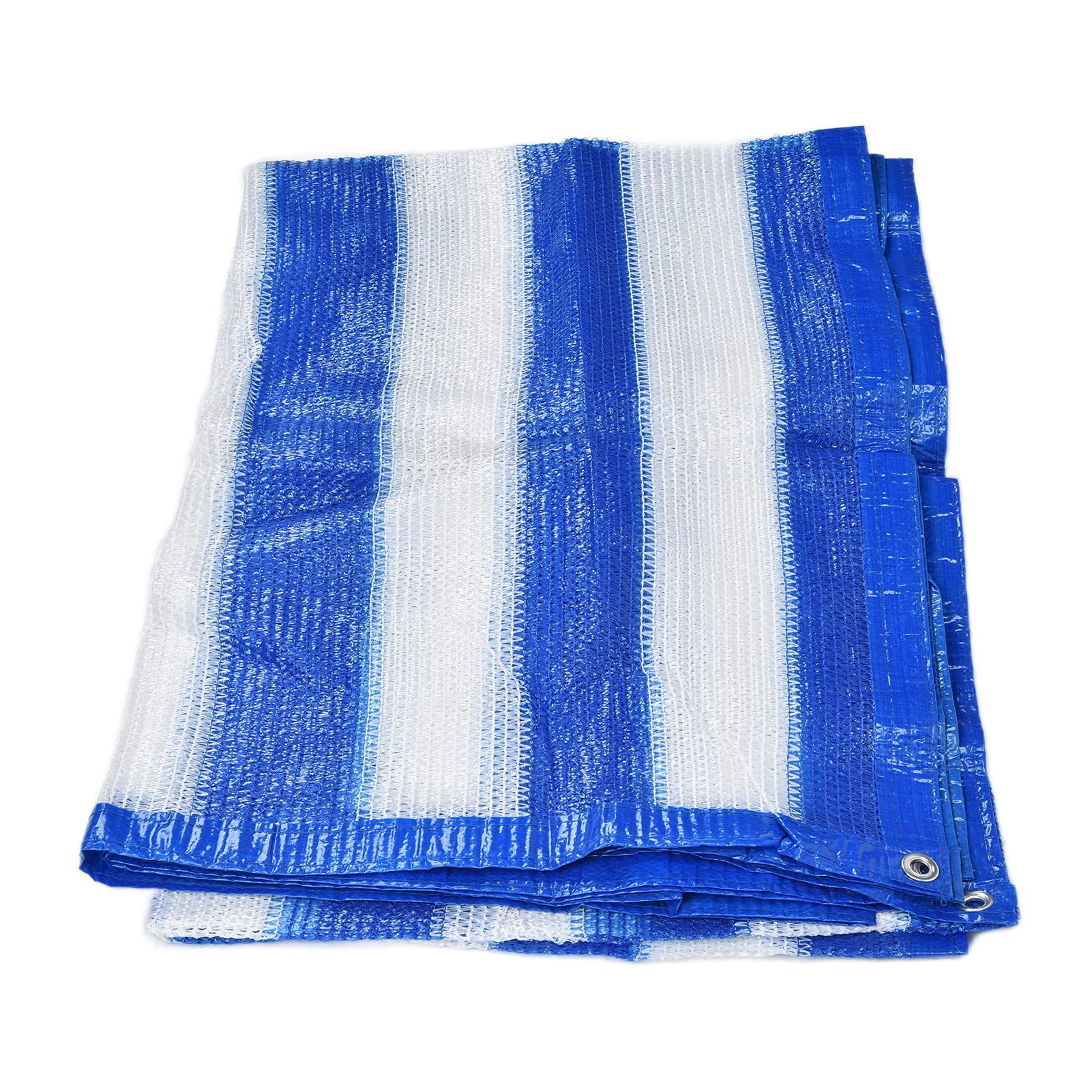 Sunblock Shade Cloth, Sunscreen Mesh Net 3‑pin Density Durable UV Block Sunshade Patio Covers Outdoor with Grommets for Backyard for Lawn for Swimming Pool