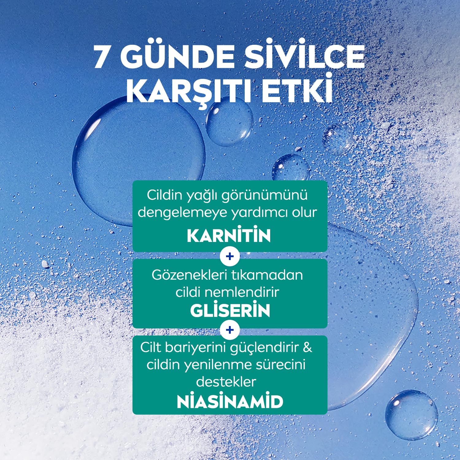 NIVEA SPF50 Derma Skin Clear Sivilce Karşıtı Gündüz Yüz Kremi 40 ml,Matlaştırıcı,Makyaj Bazı,Karnitin,Gliserin,Niasinamid,Hafif Formül