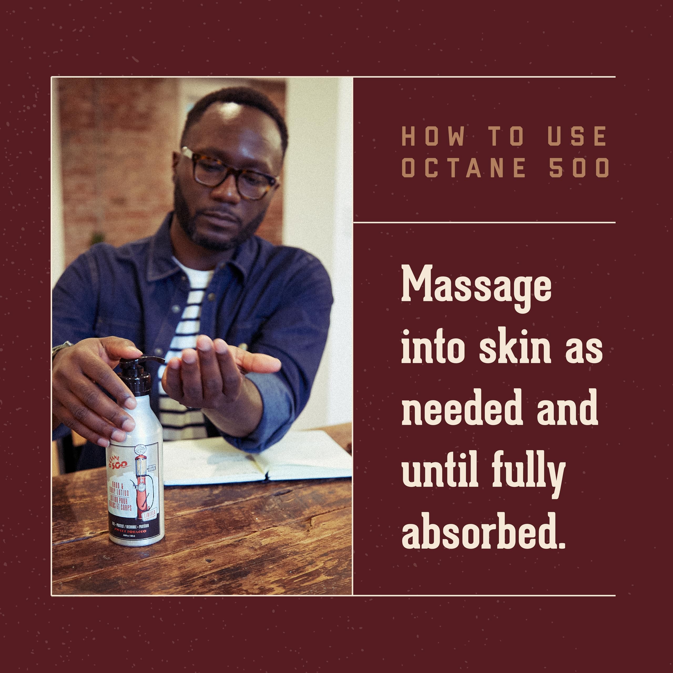 18.21 Man Made Octane Series Moisturizing Lotion