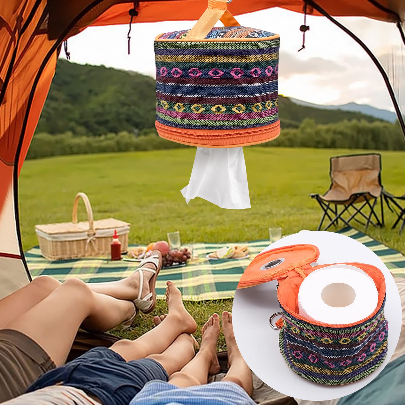 Porte-Papier Toilette | Distributeur de Serviettes de Lecture Mignon imprimé 3D – Porte-Papier Toilette Fantaisie pour Camping-Car, remorque, Camping, Voyage, Maison, Maison d'hôtes, Armoire à
