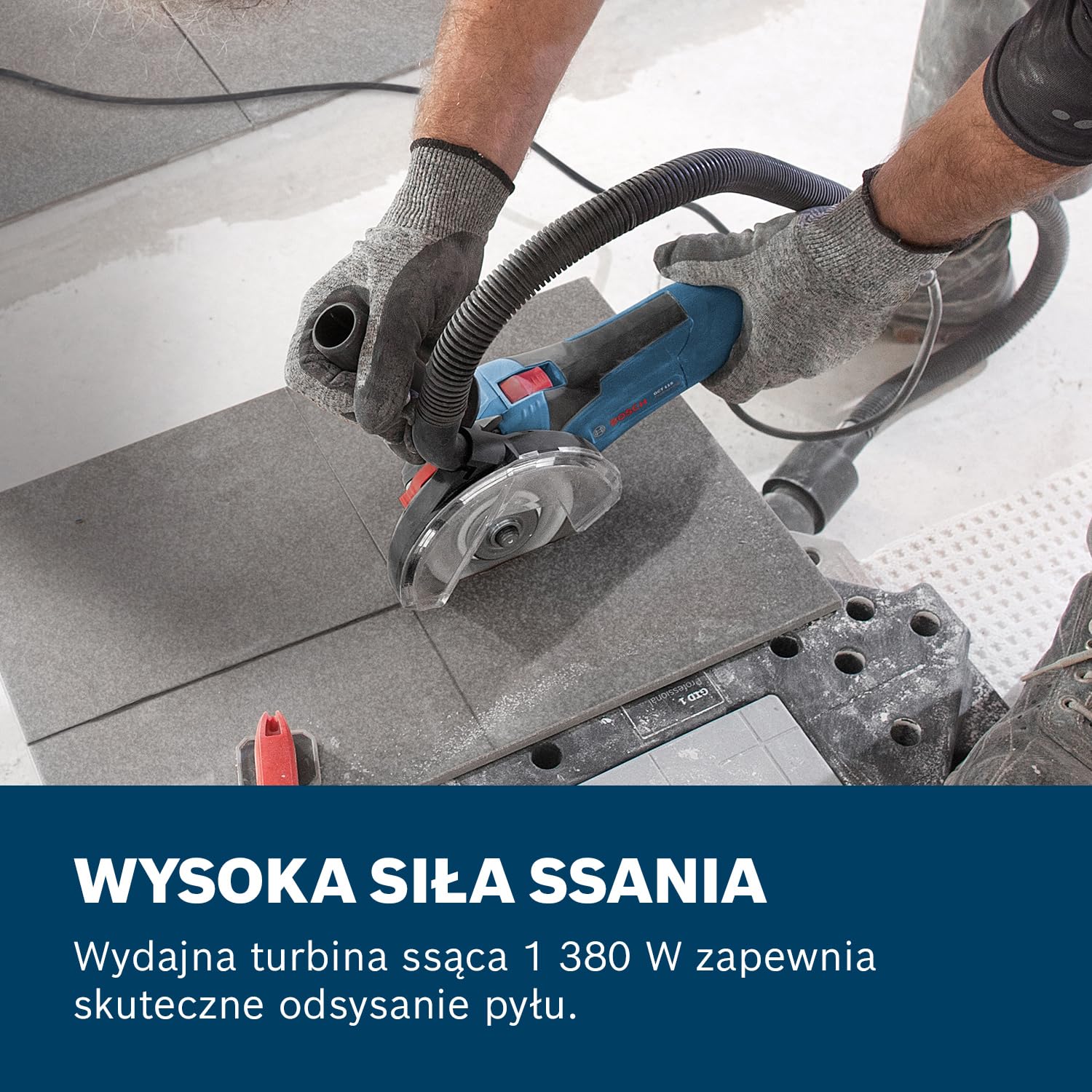 Bosch Professional: odkurzacz do pracy na sucho i mokro GAS 35 L SFC+ (1 380 W, klasa ochrony przeciwpyłowej L, osprzęt)