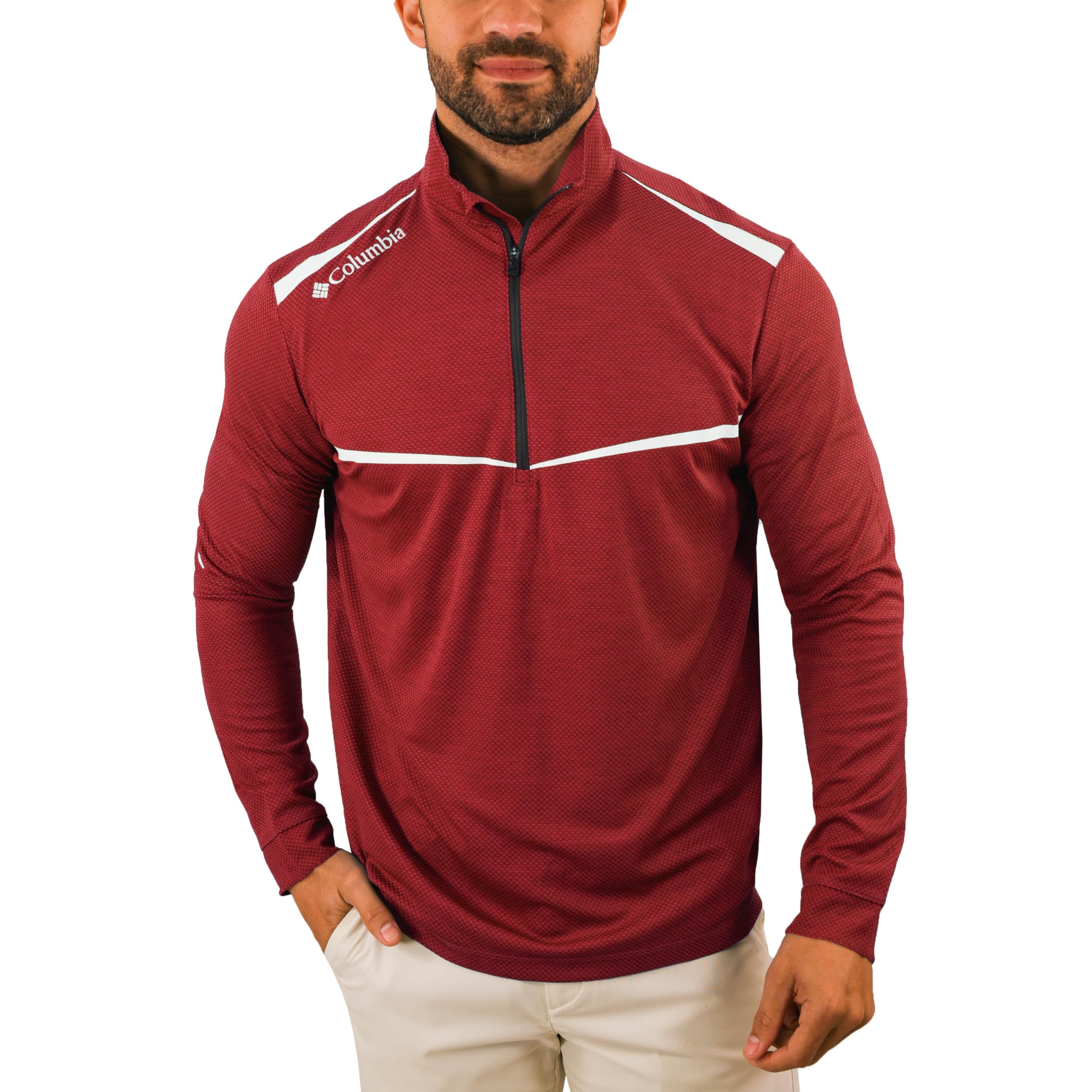 Columbia Golf Omni-Wick Scorecard 1/4 Zip