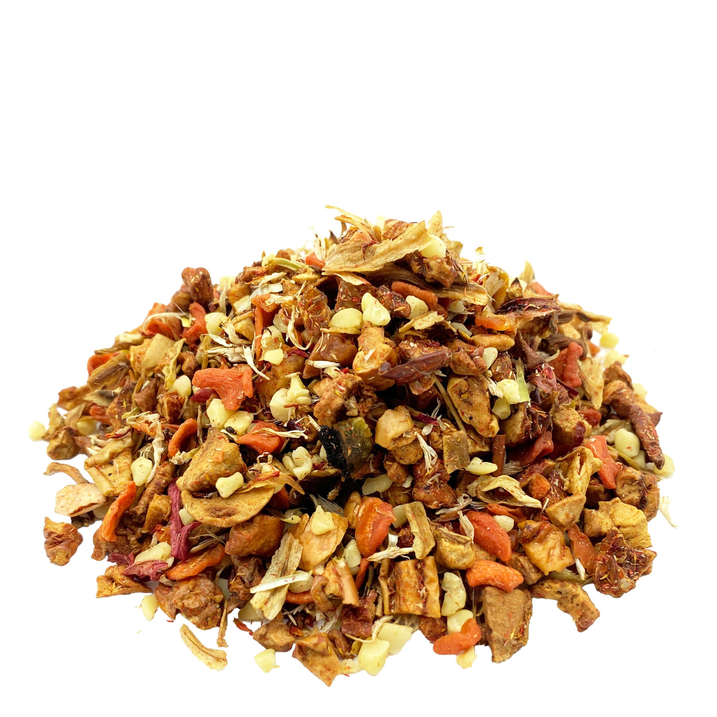 Früchtetee Mandarine Vanillekipferl mit Vanille-Mandarine-Geschmack, mild, süß, cremig-sahnig, frisch abgefüllt